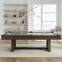 Professional Pool Table Crafted for Tournament Play, 1-Inch Slate Bed, Solid Wood Frame, Regulation Size
