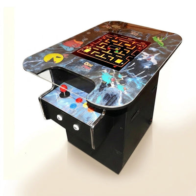Cocktail Arcade Machine Built for Home Entertainment, 60 Classic Games, 2-Player Controls, Full Size Cabinet