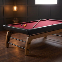 Edgewood 84 In. Pool Table with Accessories — Studio Shot