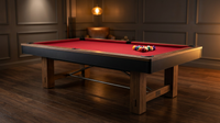 Edgewood 84 In. Pool Table with Accessories — Lifestyle