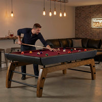 Edgewood 84 In. Pool Table with Accessories — Lifestyle