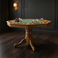 Kingston Oak 3-In-1 Poker Table — Studio Shot