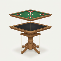 Kingston Oak 3-In-1 Poker Table — How It Works