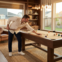 The Aiden 8' Pool Table — Lifestyle
