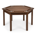 Convertible Poker Table Designed for Dual Purpose Gaming, Removable Dining Top, 6 Cup Holders, 4-6 Players