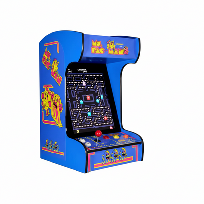 60 Classic Retro Games Tabletop Arcade Machine by  (Blue)