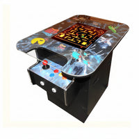 Cocktail Arcade Machine Built for Home Entertainment, 60 Classic Games, 2-Player Controls, Full Size Cabinet